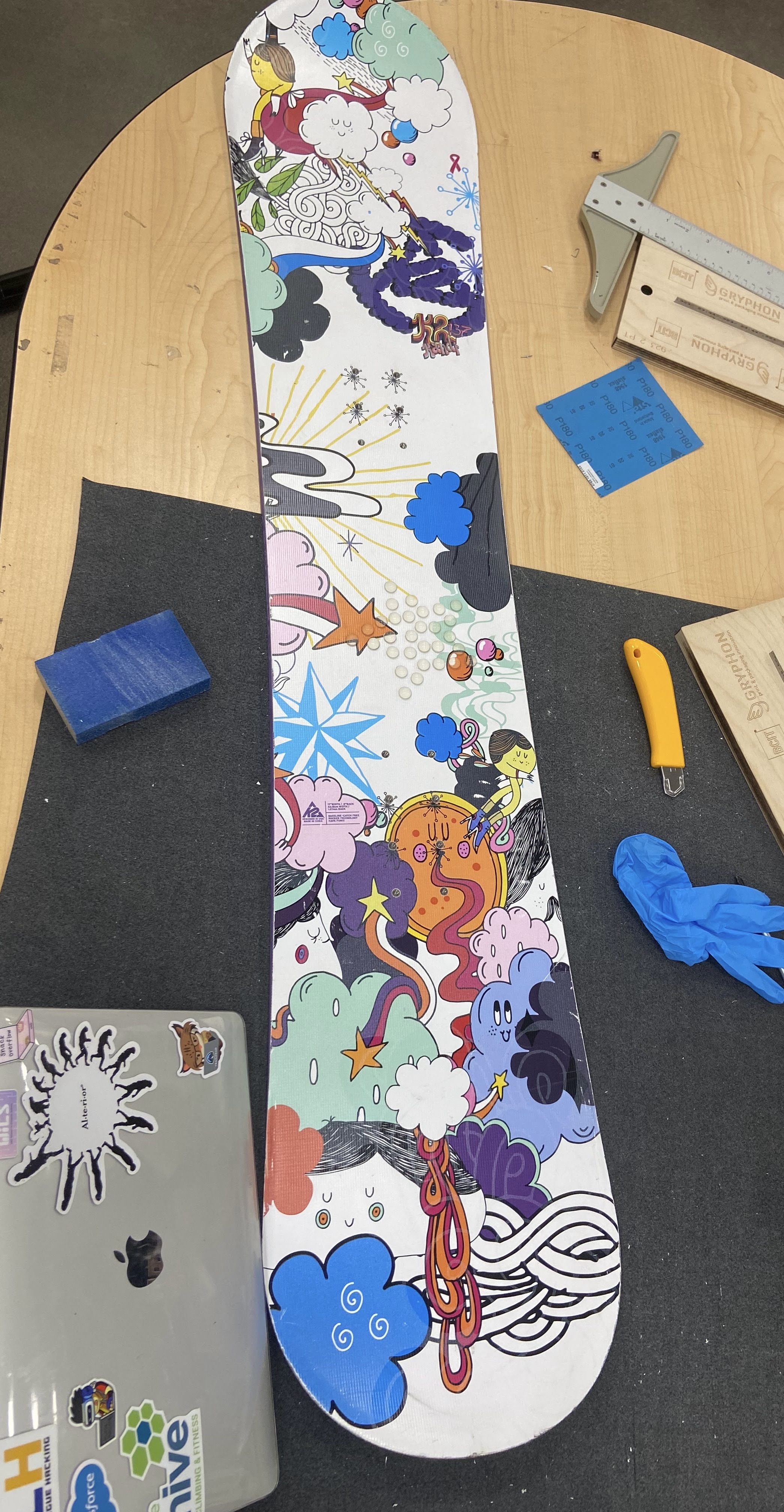 snowboard without wrap